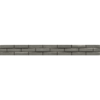 Ambiance 1.25" x 12" x 1/2" Trim in Pewter