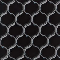 Provincetown 3-1/16" x 2-7/8" Wall Mosaic in Fleet Black