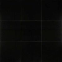 Absolute Black 12" x 12" x 3/8" Floor and Wall Tile