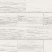 Highland 12" x 24" Floor and Wall Tile in White