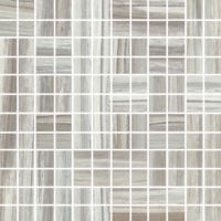 Zebrino 1" x 1" Floor and Wall Mosaic in Bluette