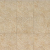 Eddie 20" x 20" x 3/8" Floor and Wall Tile in Almond