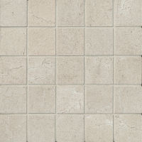 Marfil 2" x 2" Floor and Wall Mosaic in Silver