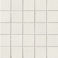 Strands 2" x 2" Floor and Wall Mosaic in White