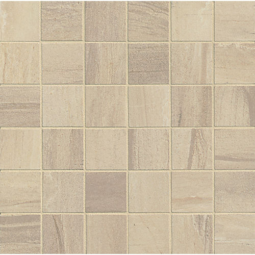Athena 2" x 2" Floor and Wall Mosaic in Sand