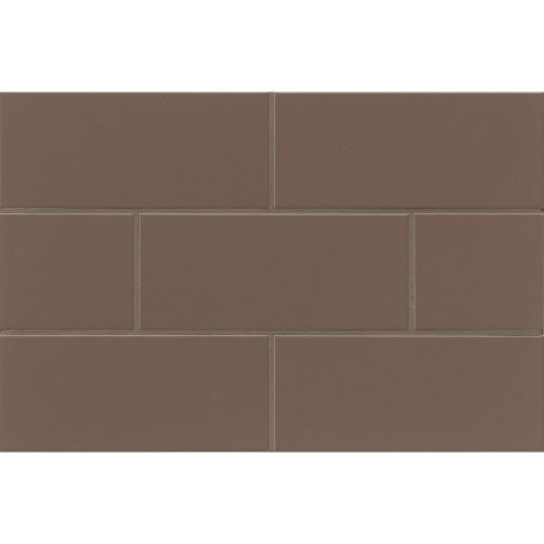 Traditions 4" x 10" x 1/4" Wall Tile in Cocoa