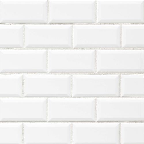 Traditions 3" x 6" x 1/4" Wall Tile in Ice White