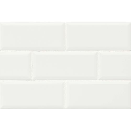 Traditions 4" x 10" Wall Tile in Ice White