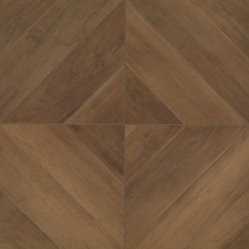 Antique 24" x 24" x 3/8" Floor and Wall Tile in Walnut