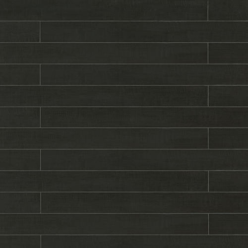 Barrique 4" x 40" x 3/8" Floor and Wall Tile in Noir
