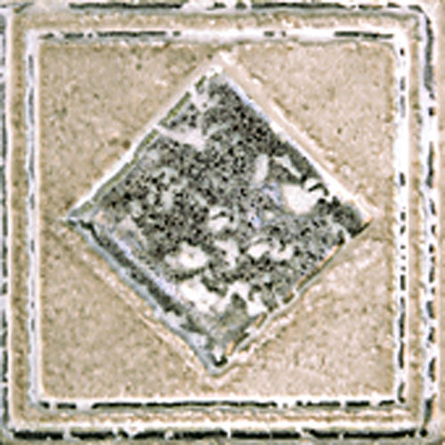 Forge 2" x 2" Decorative Tile in Beige