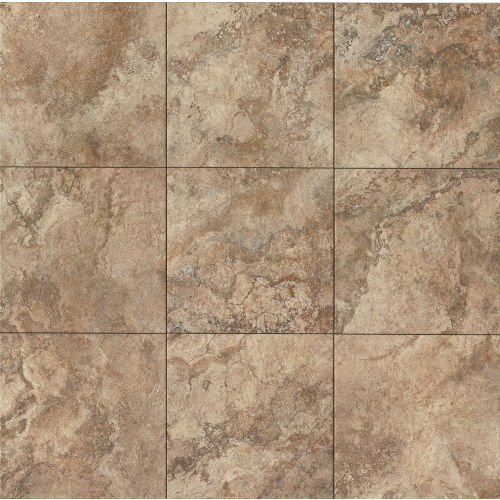 Forge 13" x 13" x 3/8" Floor and Wall Tile in Walnut