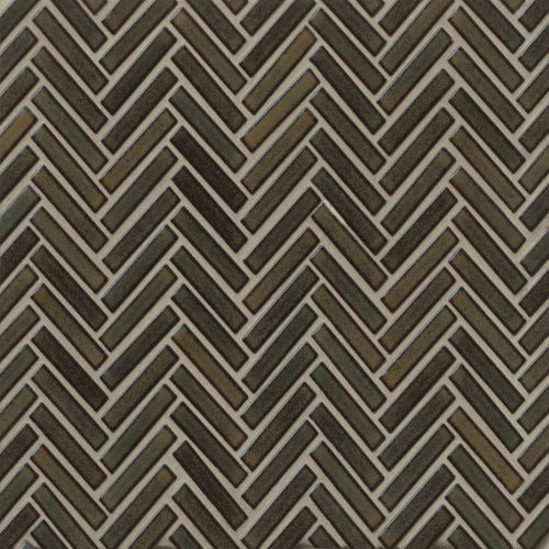 90 1/2" x 2" Floor and Wall Mosaic in Shadow
