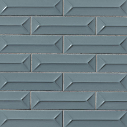 Costa Allegra 2.5" x 9" x 1/4" Decorative Tile in Adriatic