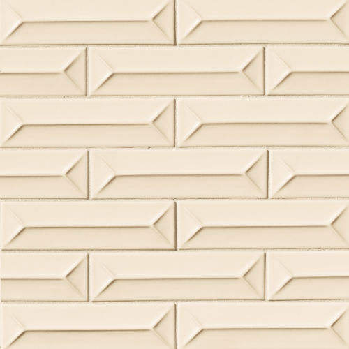 Costa Allegra 2.5" x 9" x 1/4" Decorative Tile in Alabaster