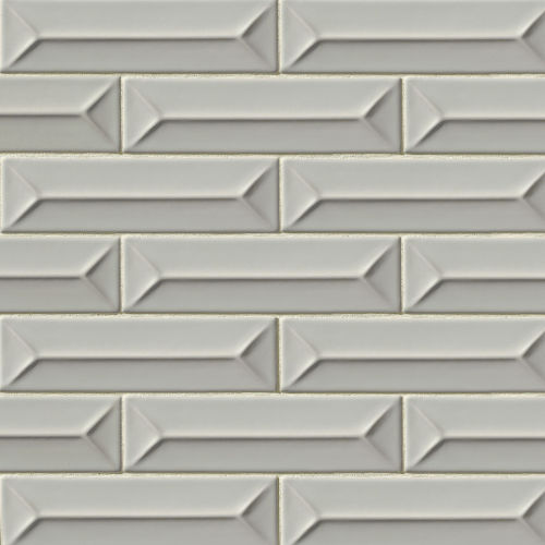 Costa Allegra 2.5" x 9" x 1/4" Decorative Tile in Cinder