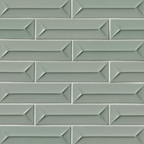 Costa Allegra 2.5" x 9" x 1/4" Decorative Tile in Gulf