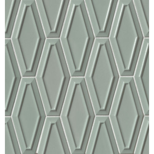 Costa Allegra 4" x 9" x 1/4" Decorative Tile in Gulf