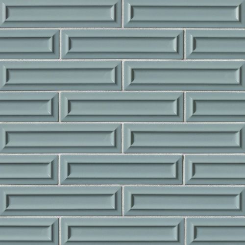 Costa Allegra 3" x 12" x 3/8" Decorative Tile in Tide