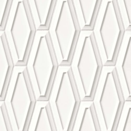 Costa Allegra 4" x 9" x 1/4" Decorative Tile in White Sand