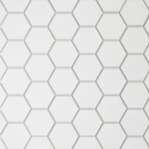 Le Cafe 2" x 2" Floor & Wall Mosaic in White