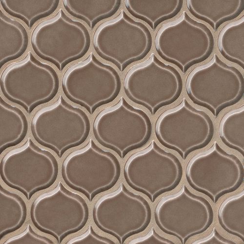 Provincetown 3-1/16" x 2-7/8" Wall Mosaic in Brewster Brown