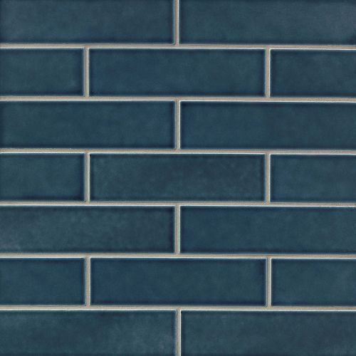Provincetown 2.5" x 9" x 3/8" Floor and Wall Tile in Cape Cod Blue