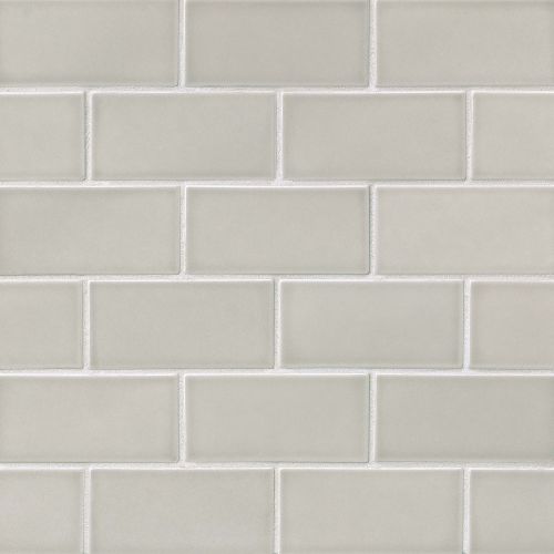 Provincetown 3" x 6" x 3/8" Floor and Wall Tile in Dolphin Grey