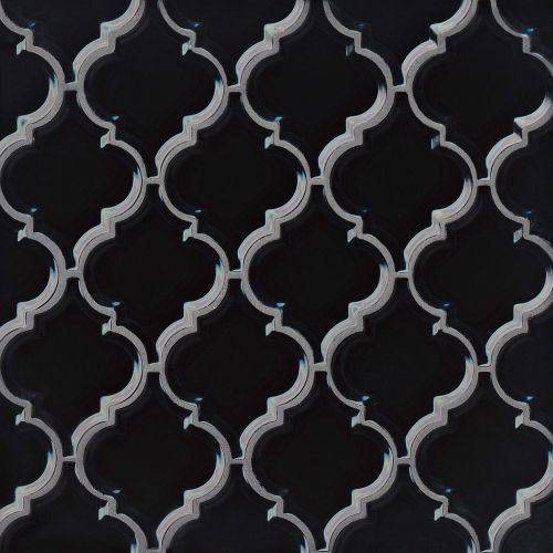 Provincetown 5-1/8" x 4-1/16" Wall Mosaic in Fleet Black