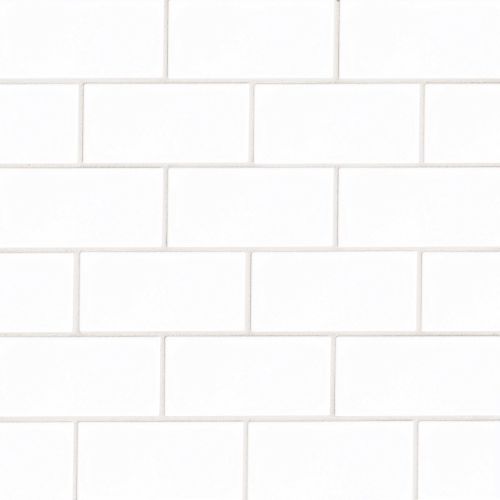 Provincetown 3" x 6" x 3/8" Floor and Wall Tile in Porch White