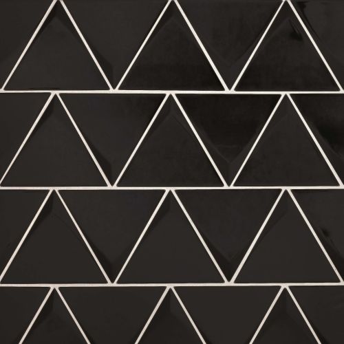 Triangolo 4.5" x 5" Wall Tile in Black