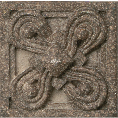 Marmi Di Napoli 2.25" x 2.25" x 5/16" Decorative Tile in Bruno Di Pietra
