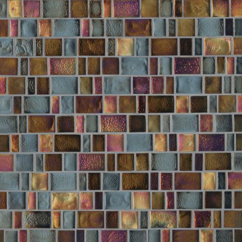 Kahakai Floor & Wall Mosaic in Lava