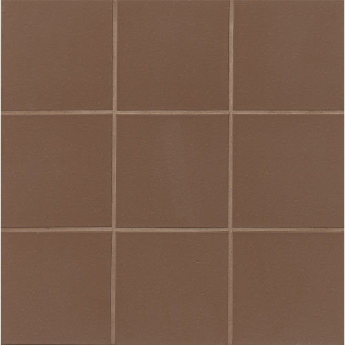 Metropolitan 6" x 6" x 1/2" Floor and Wall Tile in Chestnut Brown