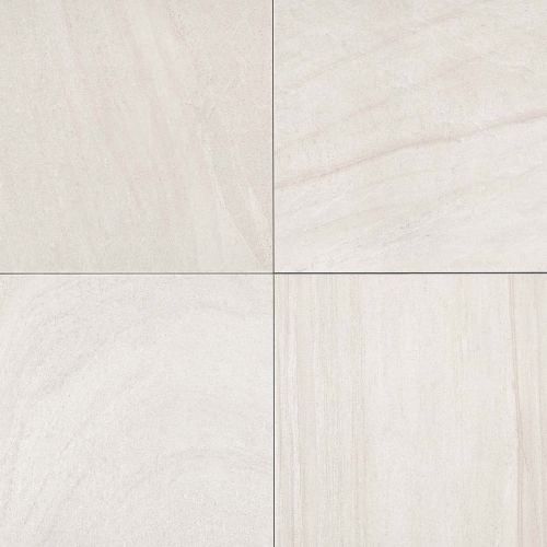 Purestone 24" x 24" x 5/16" Floor and Wall Tile in Bianco
