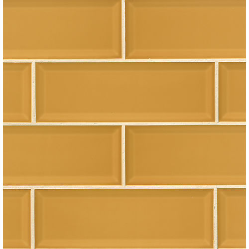 Adamas 4" x 12" x 3/8" Wall Tile in Flavus