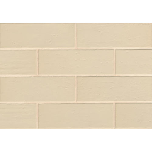 Aura 4" x 12" x 3/8" Wall Tile in Shell