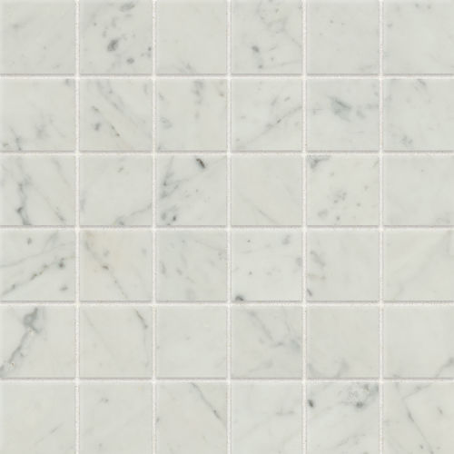 Classic 2.0 2" x 2" Floor & Wall Mosaic in Bianco Carrara