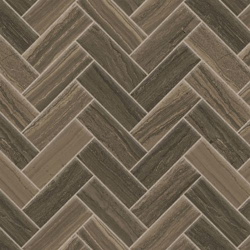 Highland 2" x 2" Floor and Wall Mosaic in Coca