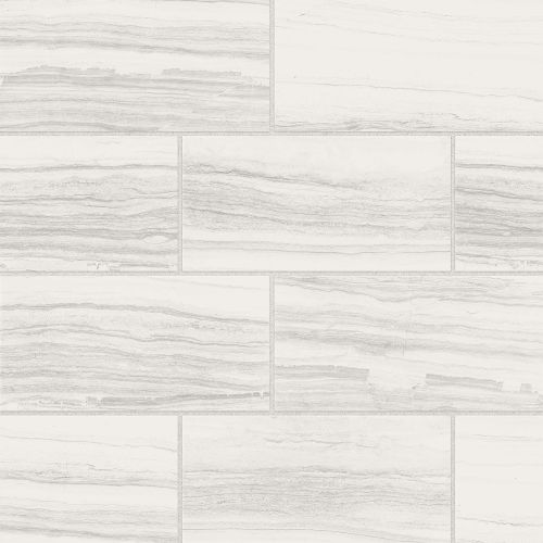 Highland 12" x 24" Floor and Wall Tile in White