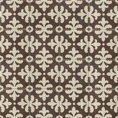 Palazzo 12" x 12" Decorative Tile in Antique Cotto Florentina
