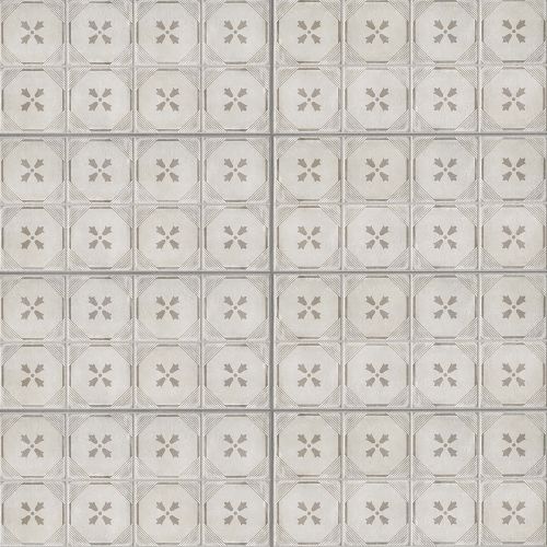 Palazzo 12" x 24" Decorative Tile in Vintage Grey Dynasty