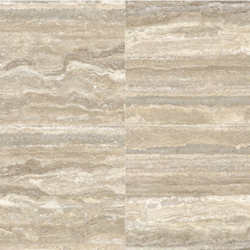 Plane 30" x 30" Floor & Wall Tile in Travertino Vena Polished