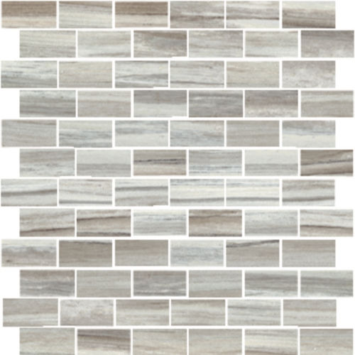 Zebrino 1" x 2" Floor and Wall Mosaic in Bluette