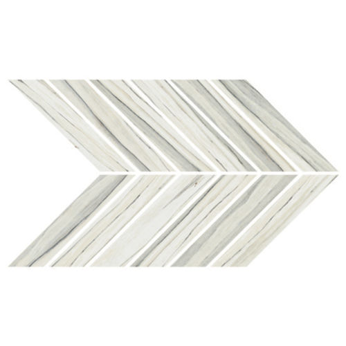Zebrino Floor & Wall Mosaic in Calacatta