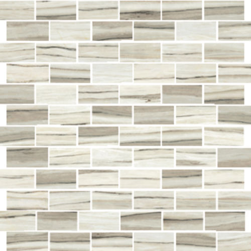 Zebrino 1" x 2" Floor and Wall Mosaic in Classico