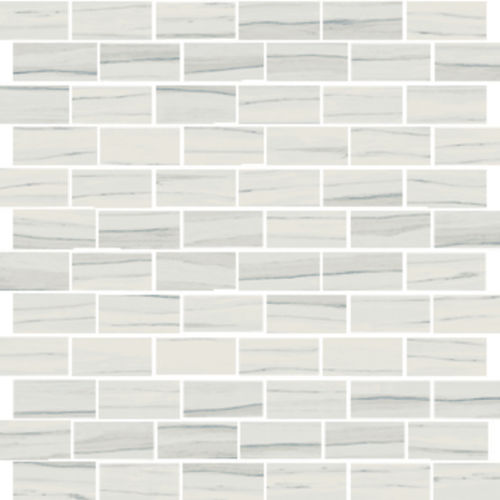 Zebrino 1" x 2" Floor & Wall Mosaic in Michelangelo