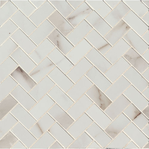 Calacatta 1" x 2" Floor and Wall Mosaic