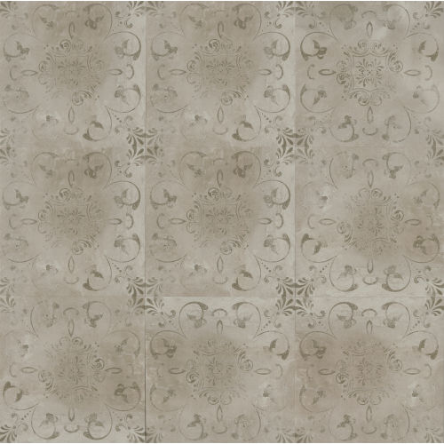 Cemento 24" x 24" x 3/8" Decorative Tile in Titan