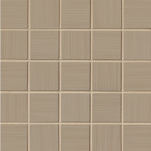 City Scene 2" x 2" Floor & Wall Mosaic in Taupe